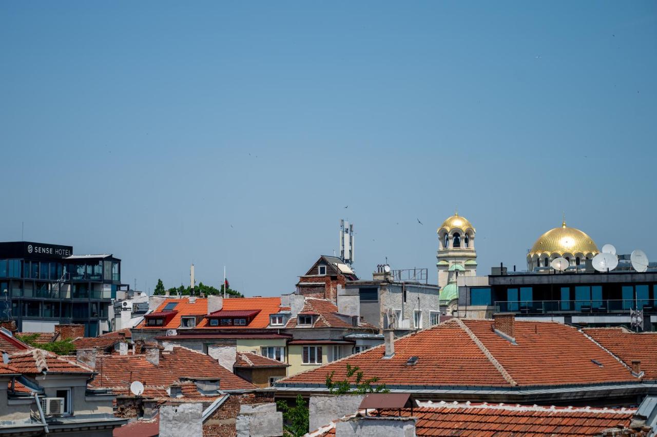 Sunny Studio With A View In Top Center Sofya Dış mekan fotoğraf